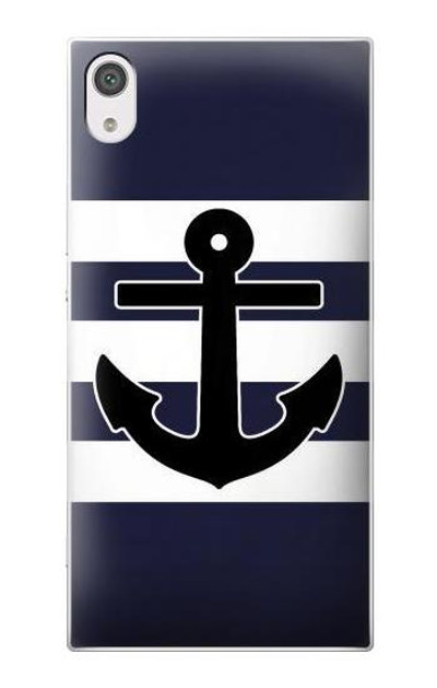 S2758 Anchor Navy Case Cover Custodia per Sony Xperia XA1