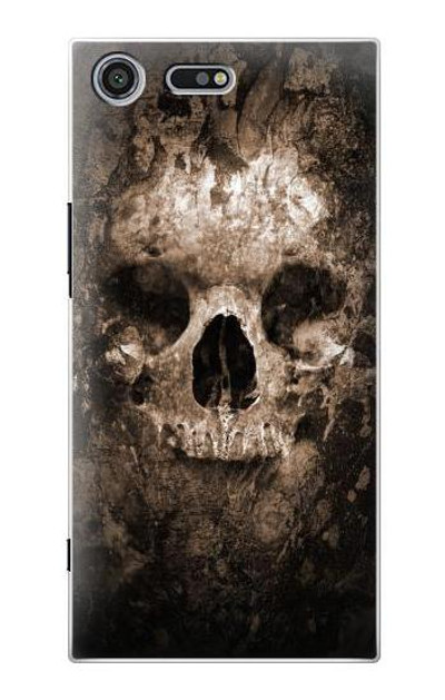 S0552 Skull Case Cover Custodia per Sony Xperia XZ Premium