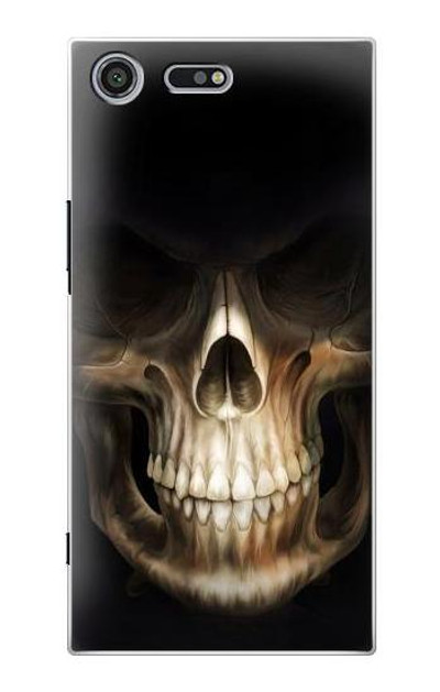 S1107 Skull Face Grim Reaper Case Cover Custodia per Sony Xperia XZ Premium