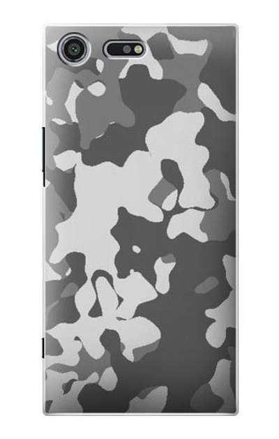 S2186 Gray Camo Camouflage Graphic Printed Case Cover Custodia per Sony Xperia XZ Premium