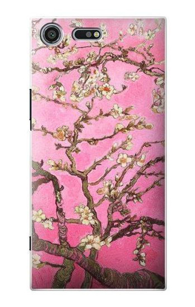 S2449 Pink Blossoming Almond Tree Van Gogh Case Cover Custodia per Sony Xperia XZ Premium