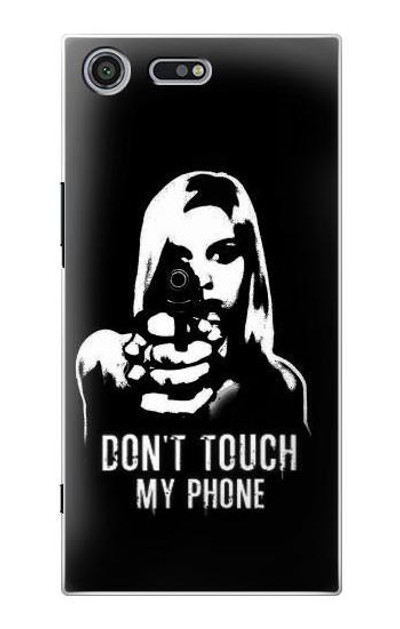 S2518 Do Not Touch My Phone Case Cover Custodia per Sony Xperia XZ Premium