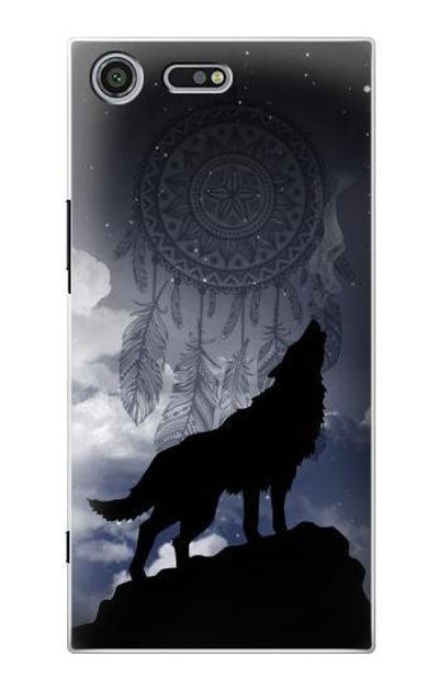 S3011 Dream Catcher Wolf Howling Case Cover Custodia per Sony Xperia XZ Premium