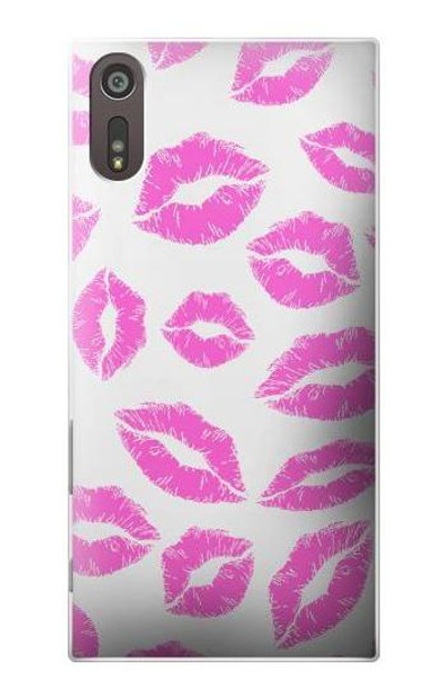 S2214 Pink Lips Kisses Case Cover Custodia per Sony Xperia XZ