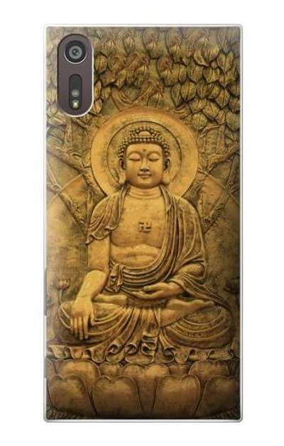 S2452 Buddha Bas Relief Art Graphic Printed Case Cover Custodia per Sony Xperia XZ