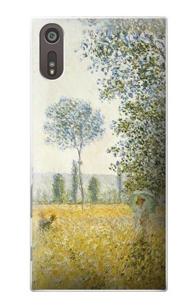 S2682 Claude Monet Fields In Spring Case Cover Custodia per Sony Xperia XZ