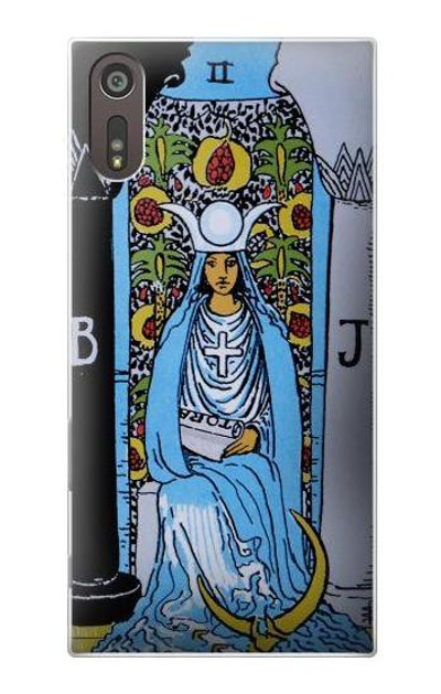 S2764 High Priestess Tarot Card Case Cover Custodia per Sony Xperia XZ