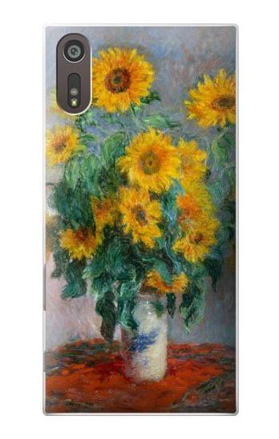 S2937 Claude Monet Bouquet of Sunflowers Case Cover Custodia per Sony Xperia XZ