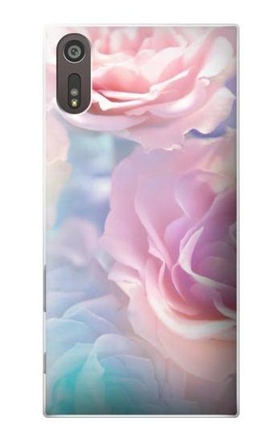 S3050 Vintage Pastel Flowers Case Cover Custodia per Sony Xperia XZ