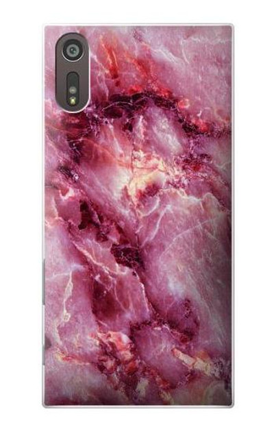 S3052 Pink Marble Graphic Printed Case Cover Custodia per Sony Xperia XZ