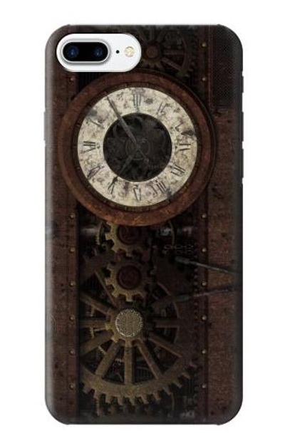 S3221 Steampunk Clock Gears Case Cover Custodia per iPhone 7 Plus, iPhone 8 Plus