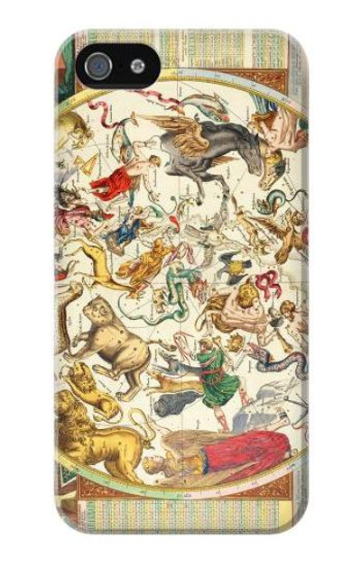 S3145 Antique Constellation Map Case Cover Custodia per iPhone 5 5S SE