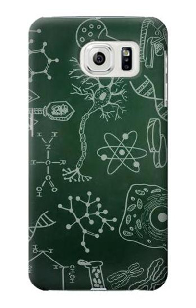 S3211 Science Green Board Case Cover Custodia per Samsung Galaxy S7 Edge