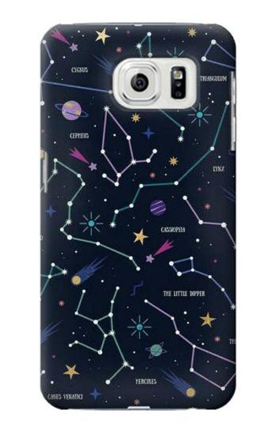 S3220 Star Map Zodiac Constellations Case Cover Custodia per Samsung Galaxy S7 Edge