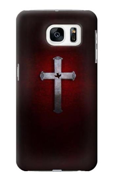 S3160 Christian Cross Case Cover Custodia per Samsung Galaxy S7