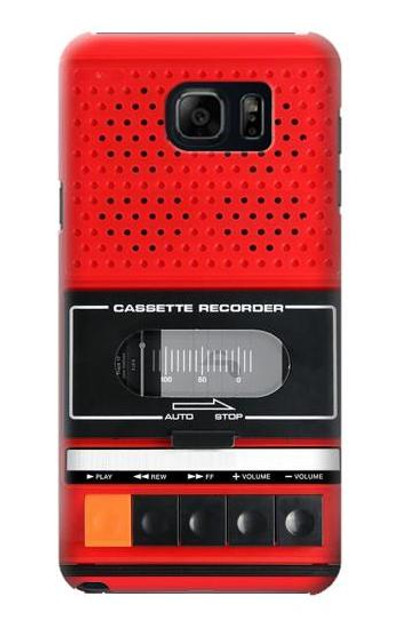 S3204 Red Cassette Recorder Graphic Case Cover Custodia per Samsung Galaxy S6 Edge Plus