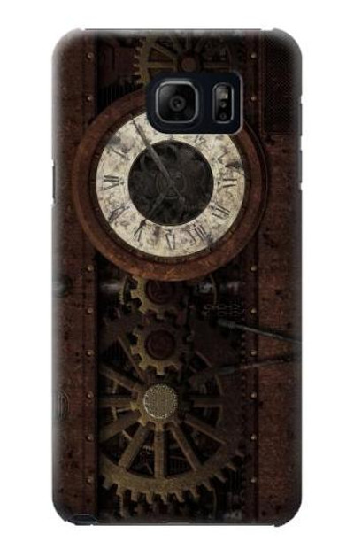 S3221 Steampunk Clock Gears Case Cover Custodia per Samsung Galaxy S6 Edge Plus