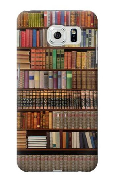 S3154 Bookshelf Case Cover Custodia per Samsung Galaxy S6