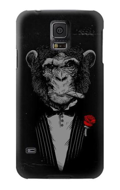 S3167 Funny Monkey God Father Case Cover Custodia per Samsung Galaxy S5