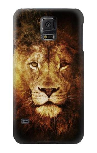 S3182 Lion Case Cover Custodia per Samsung Galaxy S5