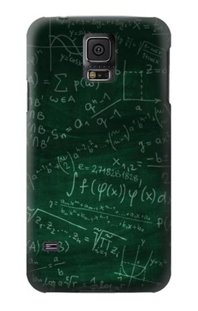 S3190 Math Formula Greenboard Case Cover Custodia per Samsung Galaxy S5