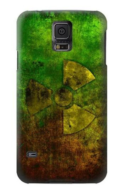 S3202 Radioactive Symbol Case Cover Custodia per Samsung Galaxy S5