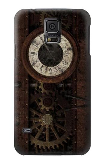 S3221 Steampunk Clock Gears Case Cover Custodia per Samsung Galaxy S5