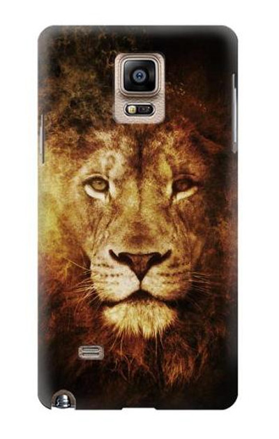 S3182 Lion Case Cover Custodia per Samsung Galaxy Note 4