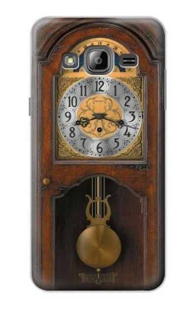 S3173 Grandfather Clock Antique Wall Clock Case Cover Custodia per Samsung Galaxy J3 (2016)