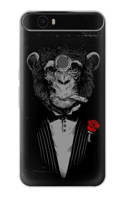 S3167 Funny Monkey God Father Case Cover Custodia per Huawei Nexus 6P