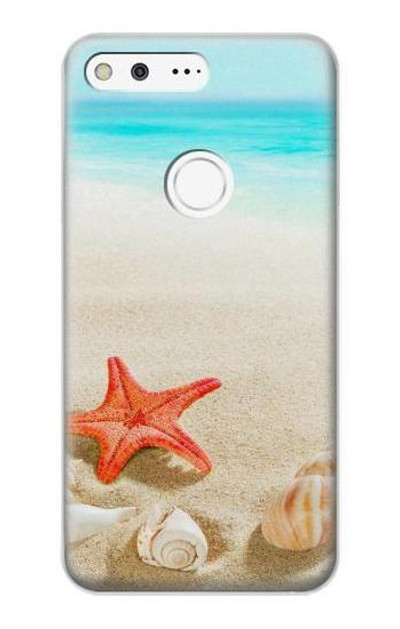 S3212 Sea Shells Starfish Beach Case Cover Custodia per Google Pixel XL