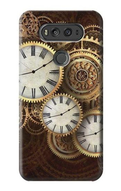 S3172 Gold Clock Live Case Cover Custodia per LG V20