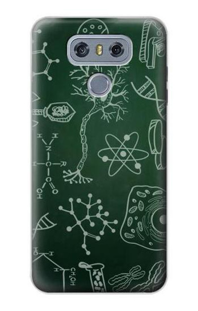 S3211 Science Green Board Case Cover Custodia per LG G6