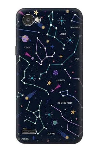 S3220 Star Map Zodiac Constellations Case Cover Custodia per LG Q6