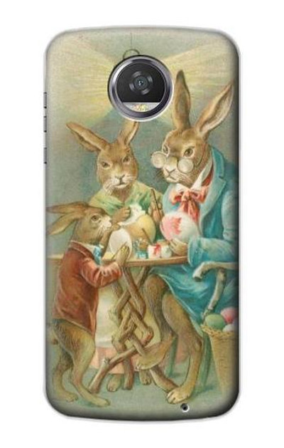 S3164 Easter Rabbit Family Case Cover Custodia per Motorola Moto Z2 Play, Z2 Force