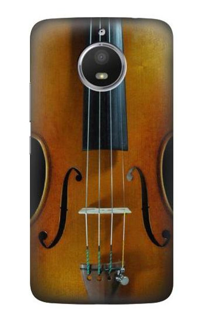 S3234 Violin Case Cover Custodia per Motorola Moto E4 Plus