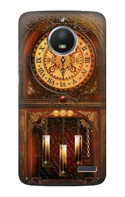 S3174 Grandfather Clock Case Cover Custodia per Motorola Moto E4