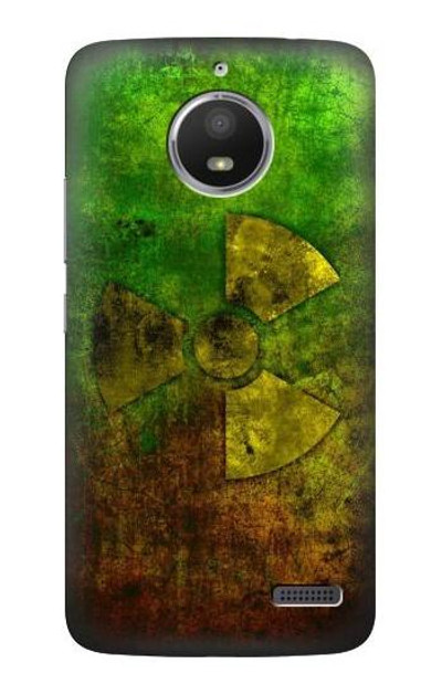 S3202 Radioactive Symbol Case Cover Custodia per Motorola Moto E4