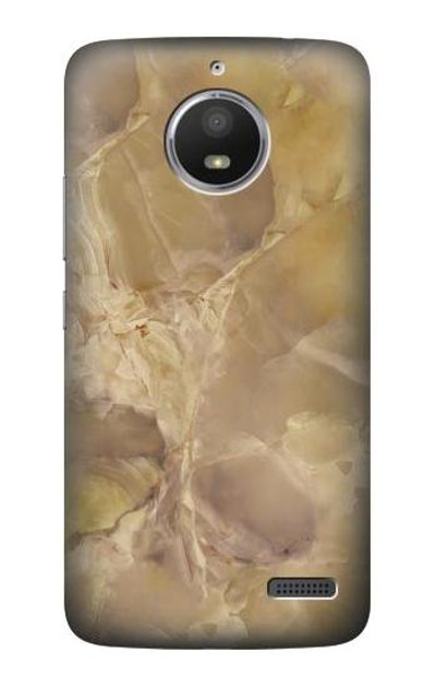 S3240 Yellow Marble Stone Case Cover Custodia per Motorola Moto E4