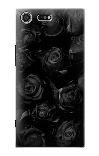 S3153 Black Roses Case Cover Custodia per Sony Xperia XZ Premium