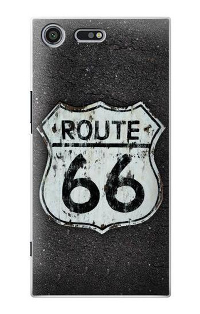 S3207 Route 66 Sign Case Cover Custodia per Sony Xperia XZ Premium