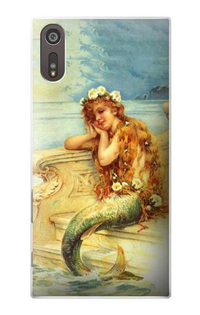 S3184 Little Mermaid Painting Case Cover Custodia per Sony Xperia XZ