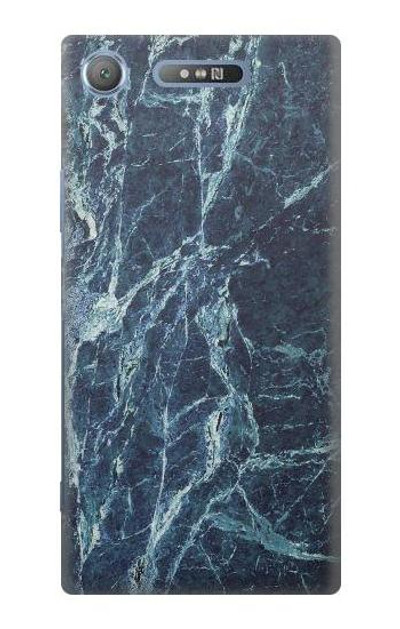 S2799 Light Blue Marble Stone Graphic Printed Case Cover Custodia per Sony Xperia XZ1