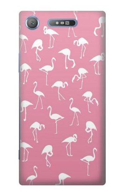 S2858 Pink Flamingo Pattern Case Cover Custodia per Sony Xperia XZ1