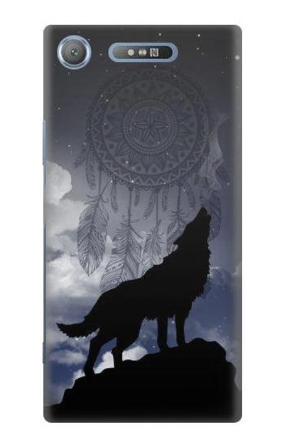 S3011 Dream Catcher Wolf Howling Case Cover Custodia per Sony Xperia XZ1