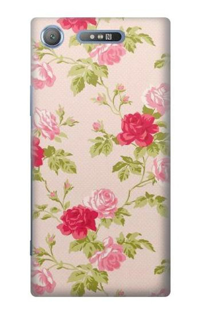 S3037 Pretty Rose Cottage Flora Case Cover Custodia per Sony Xperia XZ1