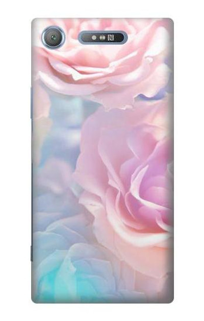 S3050 Vintage Pastel Flowers Case Cover Custodia per Sony Xperia XZ1