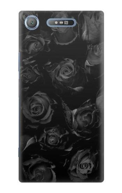 S3153 Black Roses Case Cover Custodia per Sony Xperia XZ1