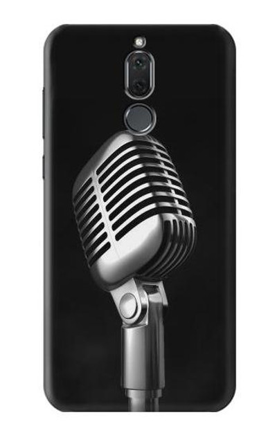 S1672 Retro Microphone Jazz Music Case Cover Custodia per Huawei Mate 10 Lite