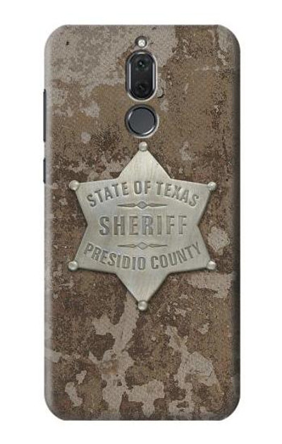 S2868 Texas Presidio County Sheriff Badge Case Cover Custodia per Huawei Mate 10 Lite